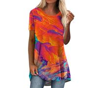 Women Tank Tops 2025 Sleeveless Summer Vacation Beach Fashion Tees Shirts Comfy Casual Flowy Spring Outfits Clothes Gym Sports Workout Cycling Running Jumper Activewear (Orange,M)