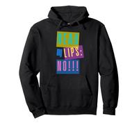 Women Teacher Quote Read My Lips Colorful Retro Pullover Hoodie