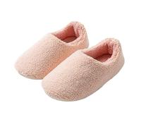 Women Teddy Fleece Fully Closed Back Winter Indoor House Bootie Slippers