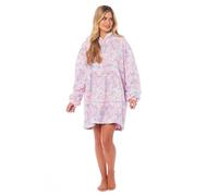 Women Teddy Sherpa Fleece Oversized Hoodies Blankets Super Soft Warm Cosy Fluffy Snuggle Hoody Plush Sweatshirts (UK, Alpha, One Size, Regular, Regular, Rainbow)