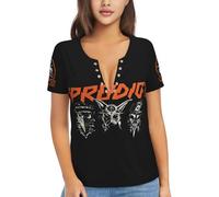 Women The Ant Music Band T Shirt deep V Neck Fitted Tight tee Shirt Short Sleeve Sexy Basic Lightweight Soft Casual Summer Spring Loose Cute Tops Tee