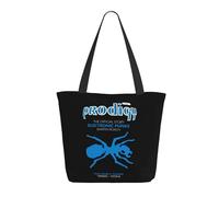 Women The Ant Music Band Tote Bag lightweight Shoulder Bag Large Capacity Reusable Grocery with Inner Pockets Zipper for Sport Travel Beach shopping