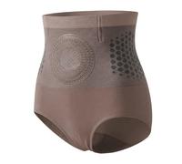 Women Thermogenic Fat Burning Sculpting Shorts Womens High Waisted Tummy Control Body Shapewear Shorts Firming and Shaping Yoga Pants Weight Loss Compression Bodysuit (Brown-a, XL)