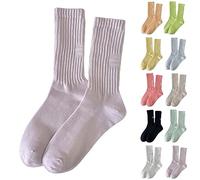 Women Thin Cotton Socks Soft Cotton Bootie Socks Women Above Ankle Crew Socks Athletic Aesthetic Socks Mint Green Clearance