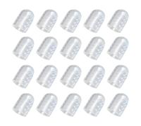 Women Toe Guards, Silicone Toe Covers Kit | 20pcs Compact Flexible Toe Sleeves with Feature for Sensitive Feet | Elastic Gel Caps for Little Toe, Corn, Blister Soothing, Brok
