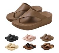 Women Toe Post Flip Flops Size 5 Womens Flip Flops Beach Holiday Orthopedic Leather Flip Flop Comfortable Orthotic Sandals Platform Plantar Fasciitis Walking Slip On Thong Sandals With Arch Support