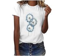Women Tops and Blouse Sale, Womens Casual V Neck Long Sleeve Cotton Linen Plain Loose Super Comfy Ligntweight Tops Shirts Blouses Plus Size Beach Shirt Women Blouse