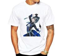 Women-Tops-Black-Butler-T-Shirt-Summer-Women-Japanese-Anime-Sebastian-Tee-Shirt-Cool-Unisex-Koroshitsuji White XXL