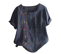 Women Tops Sale The Streetwear Studio Full Sleeve T Shirts for Women Work Blouses and Shirts for Women Plus Size Tops for Women Italian Linen Tops for Women UK Navy
