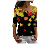 Women Tops Shirts Plus Size Long Sleeve Asymmetric Neckline Butterfly Leopard Printed Floral Elegant Tops Trendy Casual Loose Blouse Elastic Soft Cozy Going Out Holiday Tee Shirt Black S au 3XL