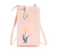 Women Tote Bag Shoulder Credit Cell Phone Messenger Wallet Handbag Slot Mini Purse Small Crossbody Card Bag W, Ayz-pink, One size