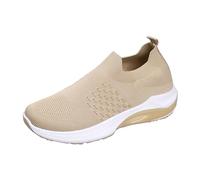 Women Trainers Trainers for Supination with Lateral Stability Flare Wider Base on Outside Edge to Prevent Ankle Rolls During Running or Walking for Women Khaki