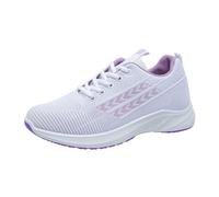 Women Trainers Trainers with Achilles Tendon Relief Channel Soft Padding Reduces Pressure on The Back of The Heel Beneficial for Ladies Size 7 Purple