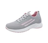 Women Trainers Trainers with Achilles Tendon Relief Channel Soft Padding Reduces Pressure on The Back of The Heel Beneficial for Barefoot Shoes Womens Grey