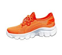 Women Trainers Trainers with Dedicated Pocket for Personal Safety GPS Tracker Tracker Not Included Security Feature for Vulnerable Safety Shoes Women Orange
