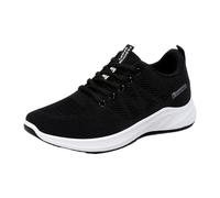 Women Trainers Trainers with Dynamic Arch Bandage Integrated into Upper Provides Adaptive Support That Tightens and Relaxes with Foot Girls Black