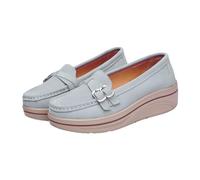 Women Trainers Womens Trainers Wide Fit Work Safety Shoes Non Slip Waterproof Ideal Nursing Hospitality Standing All Day Durable Leather Orthopedic Running Shoes Women Grey