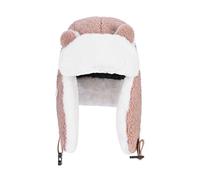 Women Trapper Hat Russian Ushanka Faux Fur Bomber Hunting Hat Winter Earflap Hat Aviator Pilot Cap Windproof Ski Skating Hat Cute Cartoon Trooper Hat Fluffy Super Warm Hat with Removable Mask