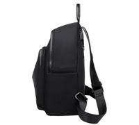Women Travel Backpack School Season Decor Waterproof Oxford Cloth Black