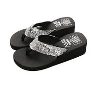 Women Travel Flip Flops Thick Soles Stepping Feeling Light Soft Soles Slipper Ladies Cloud Sliders Lovers Summer Home Non-Slip Slides for Shower Bathroom Pool Beach Indoor Outdoor Size 3.5-5.5