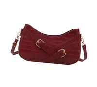 Women Trendy Crossbody Bag Korean Styles Shoulder Bag Trendy Armpit Simple Messengers PU Leather Messengers Women Shoulder Simple Underarm Purse Korean Styles Crossbody