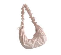 Women Trendy Crossbody Bag Pleated Shoulder Bag Korean Styles Armpit Retro Commuting Polkas Dot Dumplings Women Armpit Retro Shoulder Pleated Crossbody Stylish Dumplings
