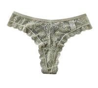 Women Triangle Underwear Seamless Lace Panties Seamless Thong Lace Low Waist Brazilian Panties Comfortable Breathable Panties Soft Panties