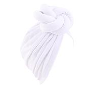 Women Turban African Plain Knot Headwrap Beanie Pre-Tied Bonnet Chemo Cap Stretch Jersey Ultra Soft Breathable Hair Loss Turbans Headband
