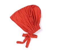 Women Under Scarf Hat Hijab Cap, Islamic Muslim Hijab Undercap Under Inner Under Scarf Hat Back Tie Closure Turban Head Wraps Solid Color Underscarf Hijab Cap Chemotherapy Sleep Cap
