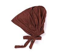 Women Under Scarf Hat Hijab Cap, Islamic Muslim Hijab Undercap Under Inner Under Scarf Hat Back Tie Closure Turban Head Wraps Solid Color Underscarf Hijab Cap Chemotherapy Sleep Cap