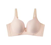 Women Underwire Bra - Big Breasts Bralette Push Up Strong Hold Seamless Deep V Neck No Underwire Seamless Bra Seamless Classic Breathable Bra