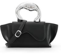 Women Unique Silver Crossbody Bags Evening Bag Tote Handbag Satchel Bag Small Cute Shoulder Bags Hobo Purse(Black)