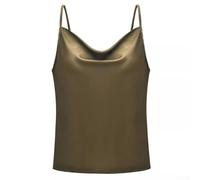 Women V-Neck Satin Camisole Top Soft Silky Vest | Soft , v-neck design, double straps, removable pads, daily wear essential