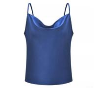 Women V-Neck Satin Camisole Top Soft Silky Vest | Soft , v-neck design, double straps, removable pads, daily wear essential