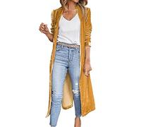 Women Velvet Fashion Long Cardigan Coat Pocket Solid Colour Loose Casual Coat Elegant Soft Classic Long coat Fall Fitted Outer jacket Suitable Party Stylish Plus Long Casual Jacket