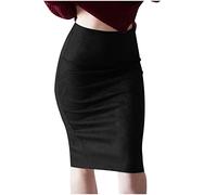 Women Velvet Skirts Wrap Around Midi Skirts Vintage Party Skirts Going Out Skirts High Waist Casual A-Line Clubwear Skirts Elegant Clubwear Skirts Black