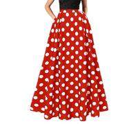 Women Vintage Dress UK High Collar Short Sleeve Polka Dot Print Dress with Belt 50s 60s Dance Gown A Line Swing Cocktail Party Dress Half Sleeve Elegant Retro Pleated Tea Dress Comfy Elegant