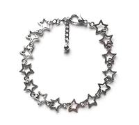 Women Vintage Five-Pointed Star Alloy Cold Wind Hip-hop Trend Sweet Temperament Jewelry Alloy Bracelets