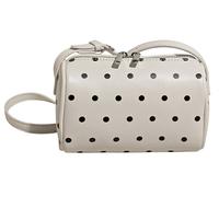 Women Vintage Polka Dot Purse Small Top Handle Bag Vegan Leather Clutch Purse Mini Tote Bag Trendy Crossbody Handbag Satchels, Polka Dot-white, One Size