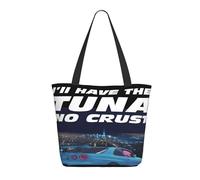 Women Walker Fast Paul See You Again Tote Bag lightweight Shoulder Bag Large Capacity Reusable Grocery with Inner Pockets Zipper for Sport Travel Beach shopping