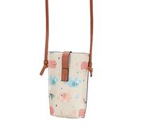 Women Wallet Diagonal Bag PU Leather Cartoon Animal Printed Bag Ladies Coin Purse Small Travel Card Holder Fashionable Small Wallet Female Crossbody Pack