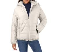 Women Warm Lightweight Jacket Hoodless Windproof Winter Coat With Recycled Insulation Winter Slim Short Hooded Warm White Down Coat Outerwear Women's Lightweight Puffy Coats
