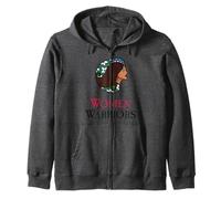Women Warriors - Indigenous - Canada Casual Clothing Zip Hoodie