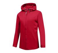 Women Waterproof Jackets Hooded Lightweight Windproof Coats Ladies Raincoat Spring Autumn Rain Jacket Outdoor Hiking Walking Windbreaker Running Cycling Jacket Softshell Track Jackets with Pocket
