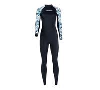 Women Wetsuit Long Sleeve Quick Dry Wet Suit for Surfing Water Sports Diving XS Black