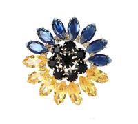 Women Wheat Brooch Unisex Ukrainian Patriotic Pin Casual Accessory Mm-Br-4512-By