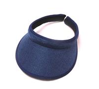Women Wide Brim Sport Visor Cap Men Sun Visors Sunhats Adjustable Wide Brim Vari Colori Personalizedvisor Baseball Hat for Cycling Fishing Tennis Volleyball Jogging (Navy, One Size)