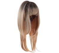 Women Wig Bob Style, Synthetic Straight Hair, Middle Part | High Temperature Fiber, Adjustable Straps, Comfortable Wear for Cosplayers, Photo Shoots, Masquerade
