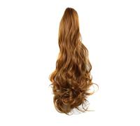 Women Wig Clip Long Curly Hair Big Wave Women's High Ponytail Hair Wigs Grey Wigs