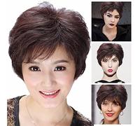 Women Wig Hair Pieces for Women Short Straight Hair Wig Light Blonde Short Wig Lace Front Wigs (A1-BW1, One Size)